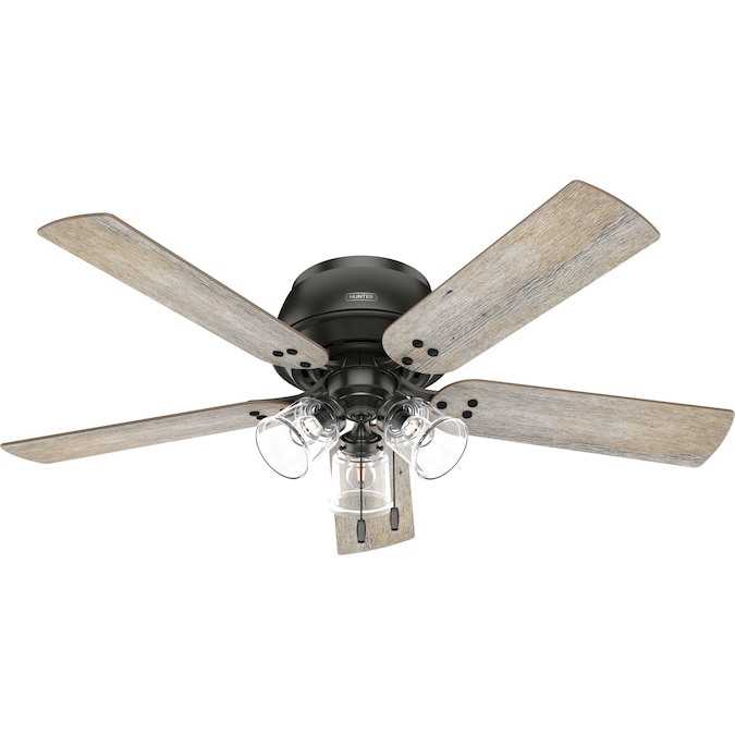 Hunter Shady Grove 52-in Noble Bronze with Barnwood Blades LED Indoor Ceiling Fan with Light (5-Blade)