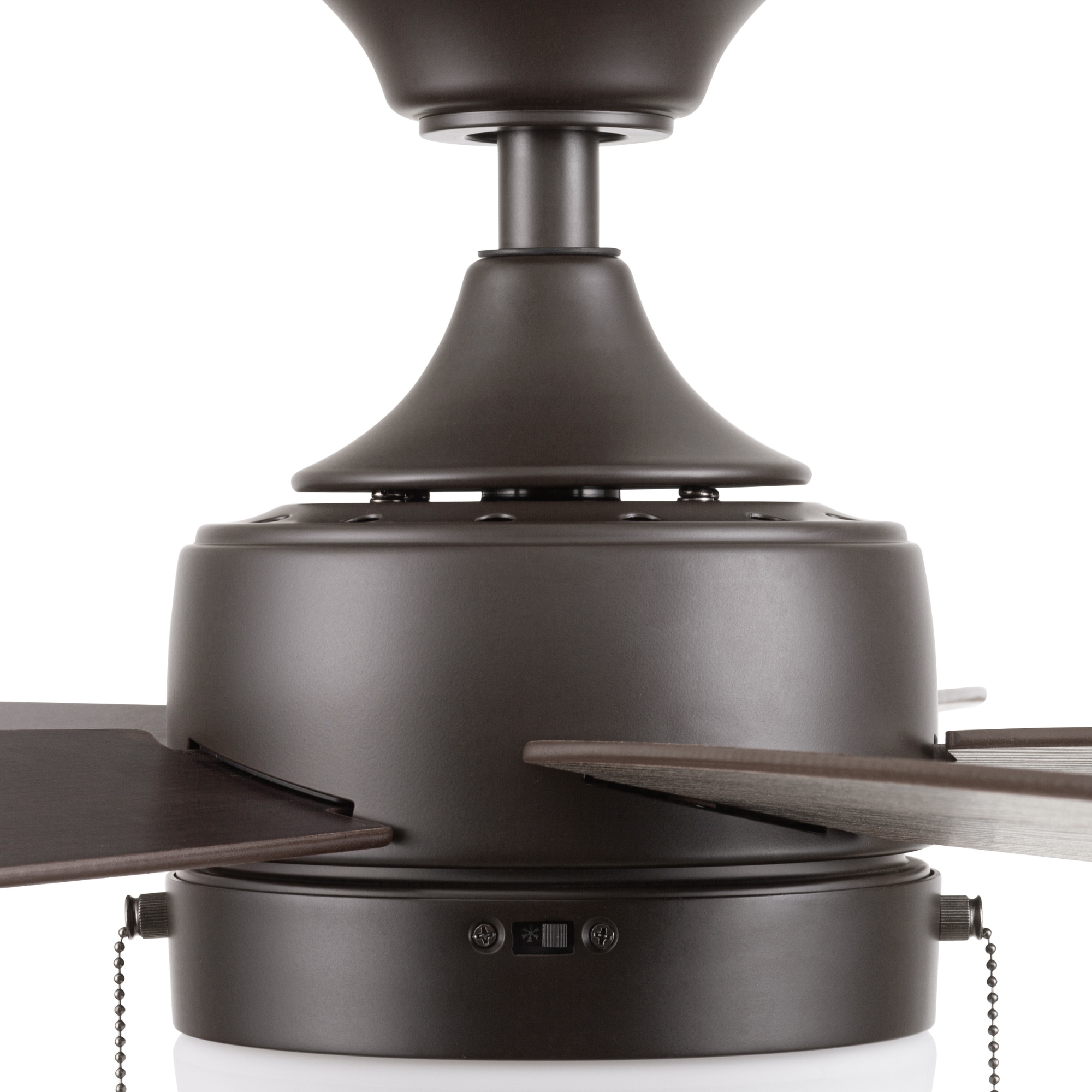 Becca 44-in Color-Changing Bronze with Mocha/Cocoa Blades Ceiling Fan With Light ( 5 -Blade ) - Image 17