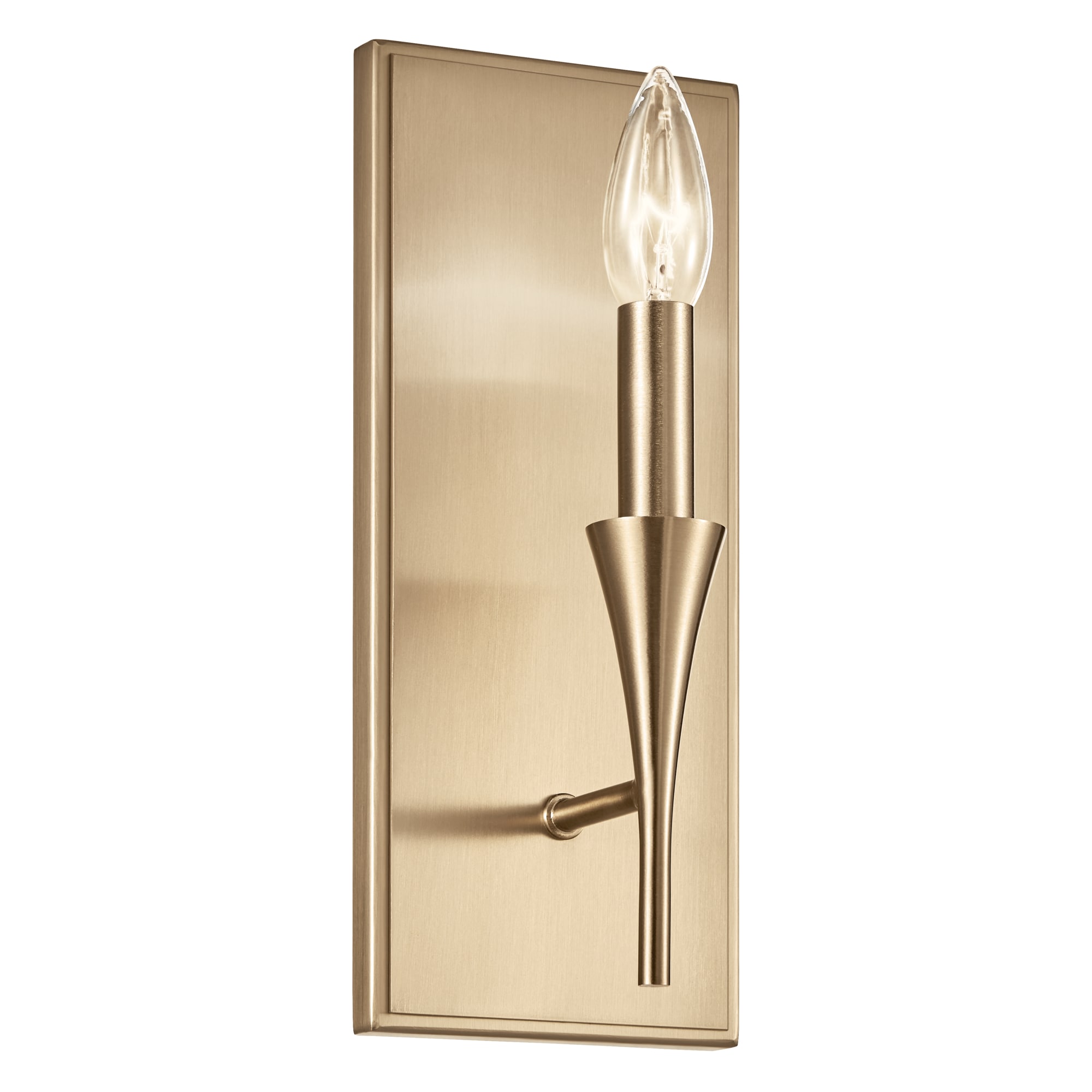 Alvaro 5-in W 1 -Light Gold Wall Sconce