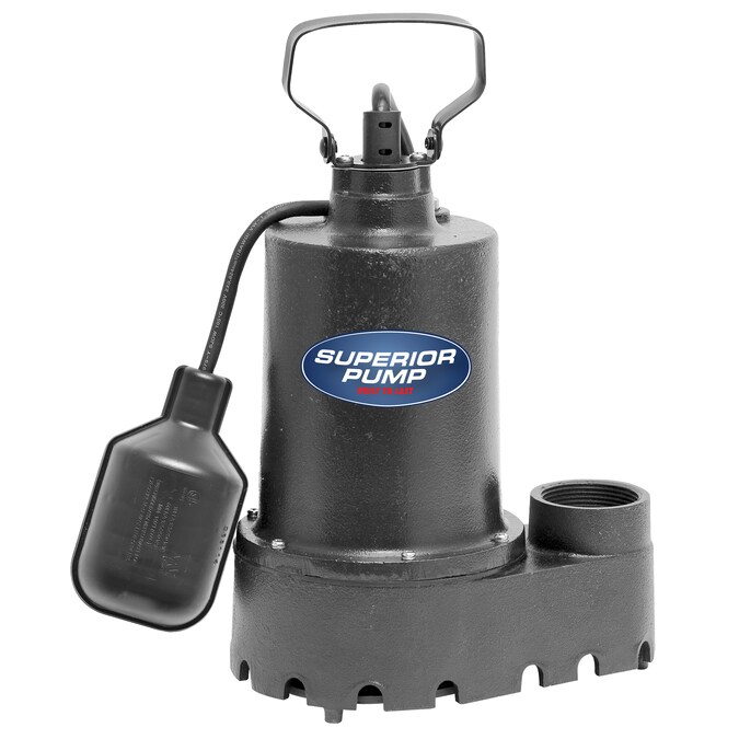 Superior Pump 1/3-HP 120-Volt 46-GPM Cast Iron Submersible Sump Pump