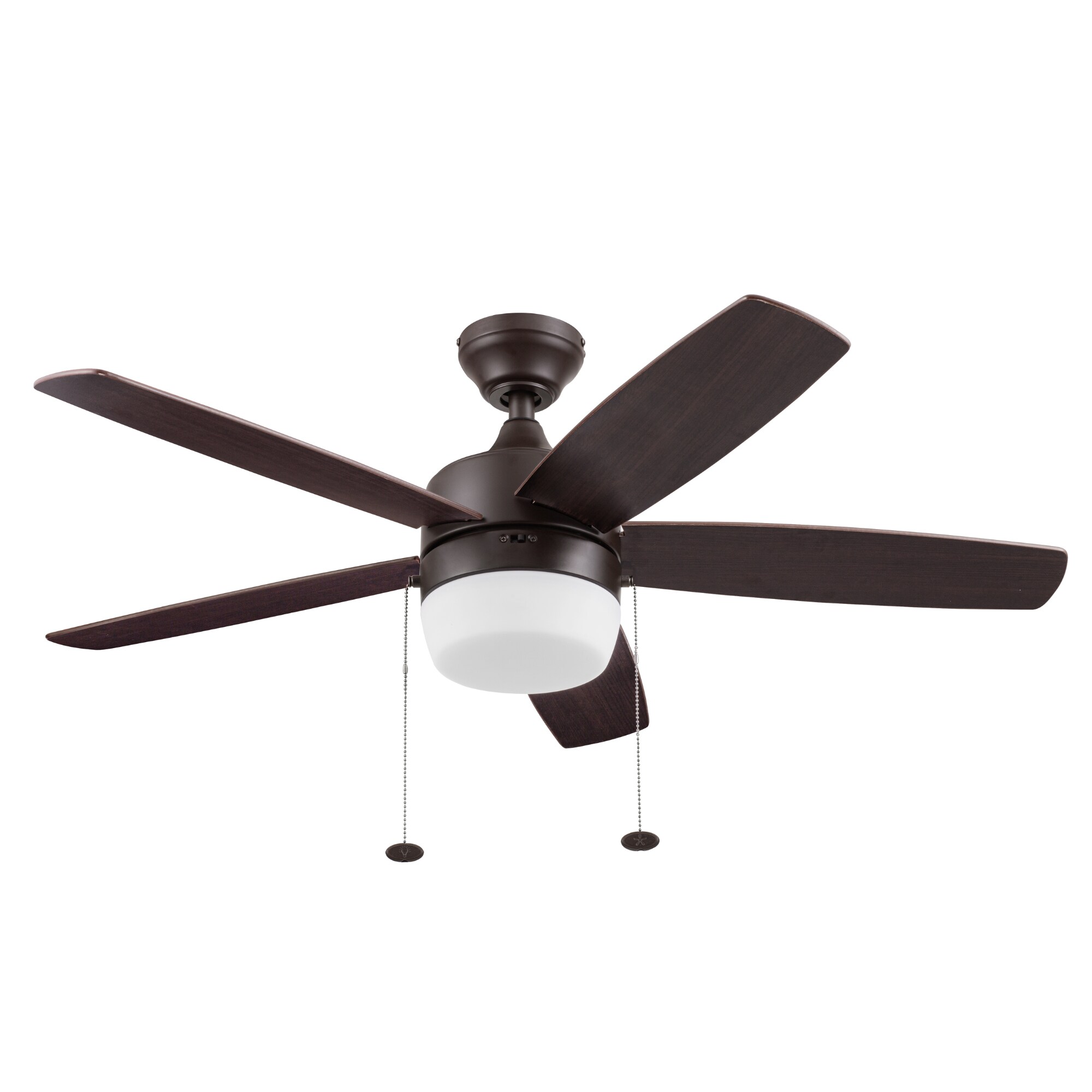 Becca 44-in Color-Changing Bronze with Mocha/Cocoa Blades Ceiling Fan With Light ( 5 -Blade ) - Image 12