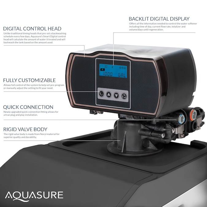 AQUASURE Harmony Lite 32000-Grain Water Softener System - Image 4
