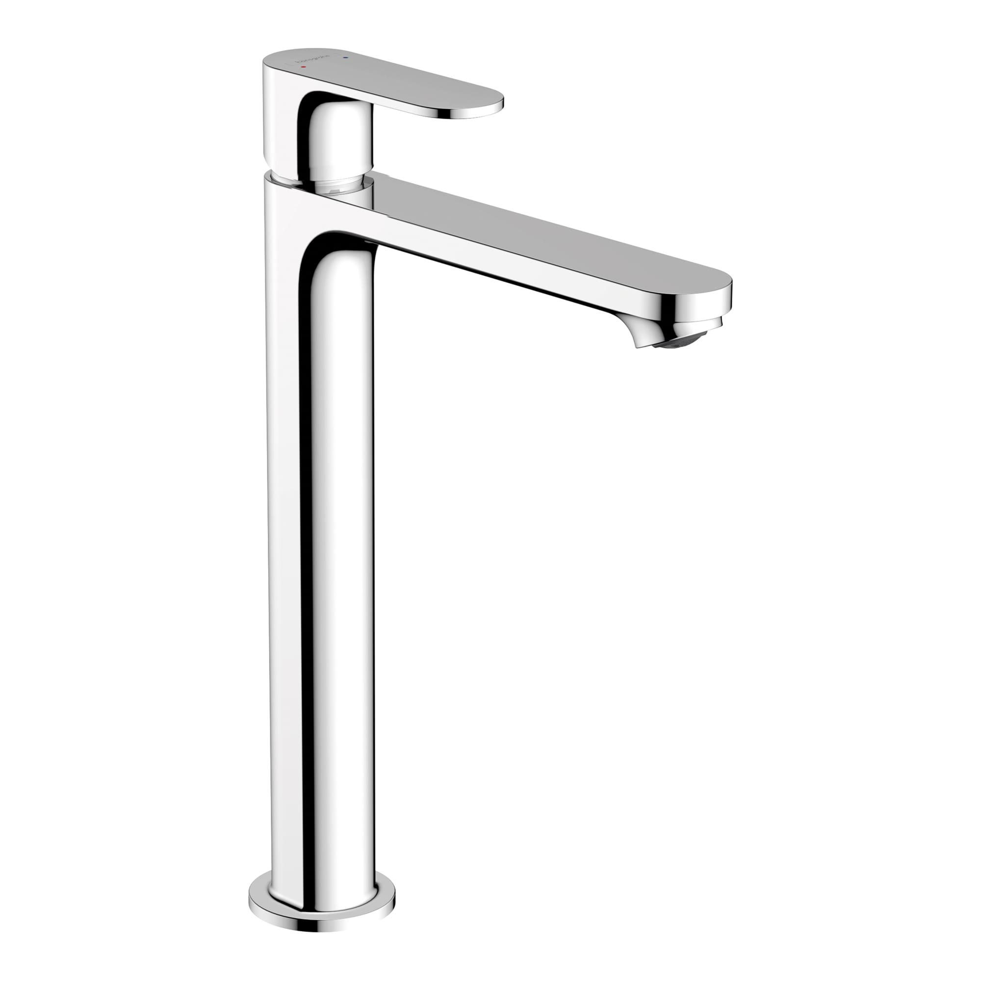 Rebris S Chrome Single hole 1-handle WaterSense Mid-arc Residential Handle Bathroom Sink Faucet