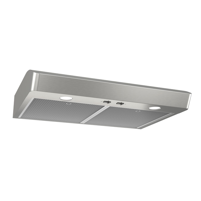 Broan 30-in 375-CFM Convertible Stainless Steel Under Cabinet Range Hoods Undercabinet Mount