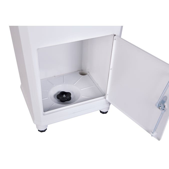 Architectural Mailboxes Ground Mount White Metal Extra Large Lockable Mailbox - Image 3