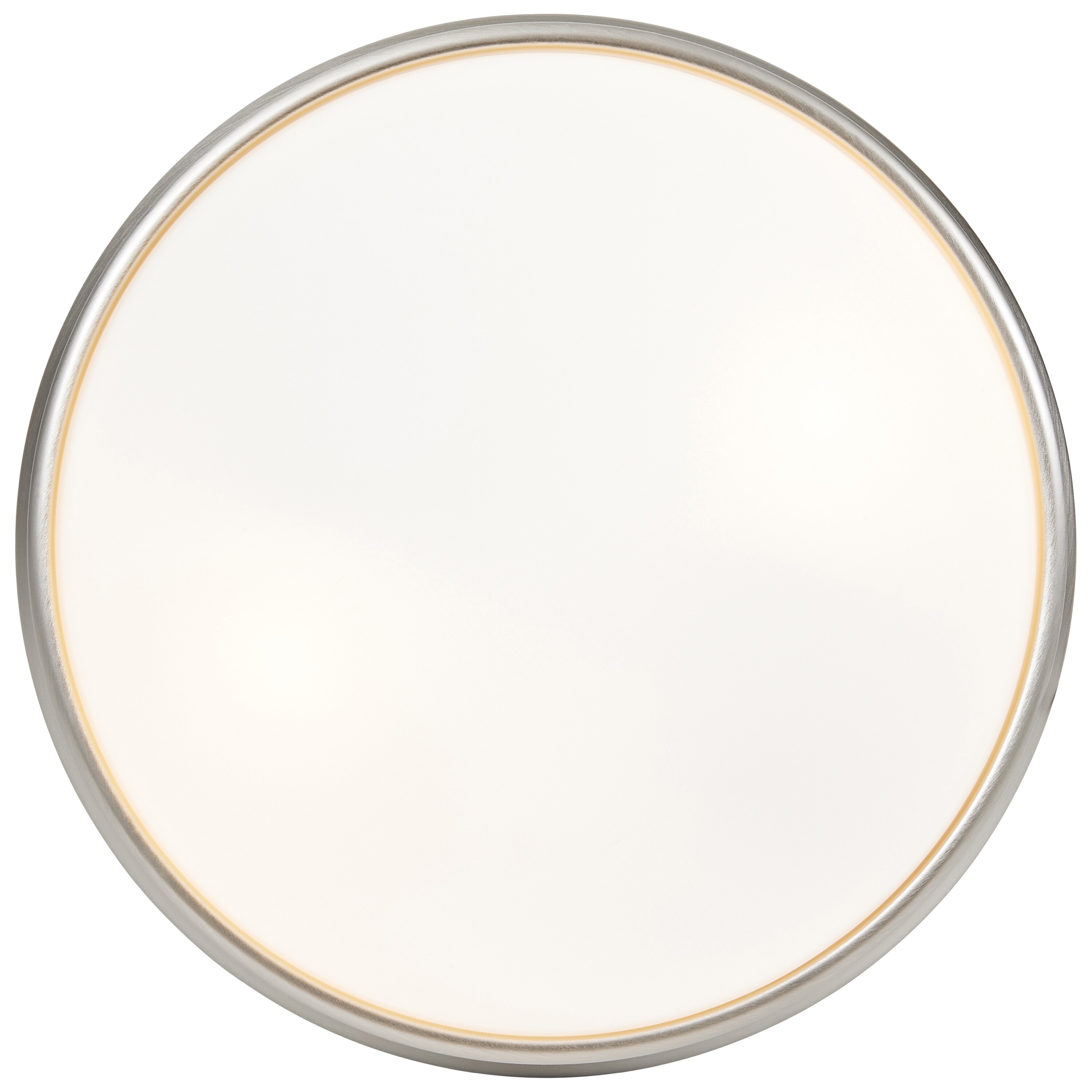 Atom Brushed Steel Outdoor 3 -Light Flush Mount Light - Image 3