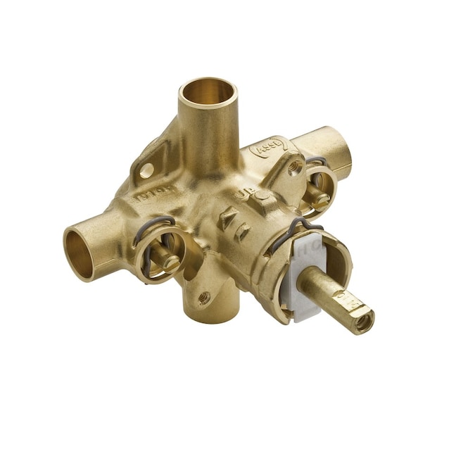 Moen 1/2-in ID Compression x 1/2-in OD Compression Brass Pressure Balancing Valve