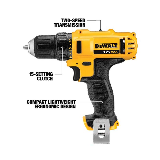 DEWALT 2-Tool 12-Volt Max Power Tool Combo Kit with Soft Case (2-Batteries and charger Included) - Image 3