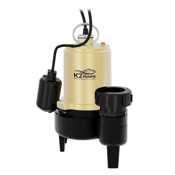 K2 Pumps 1/2-HP 115-Volt 150-GPM Cast Iron Sewage Sump Pump
