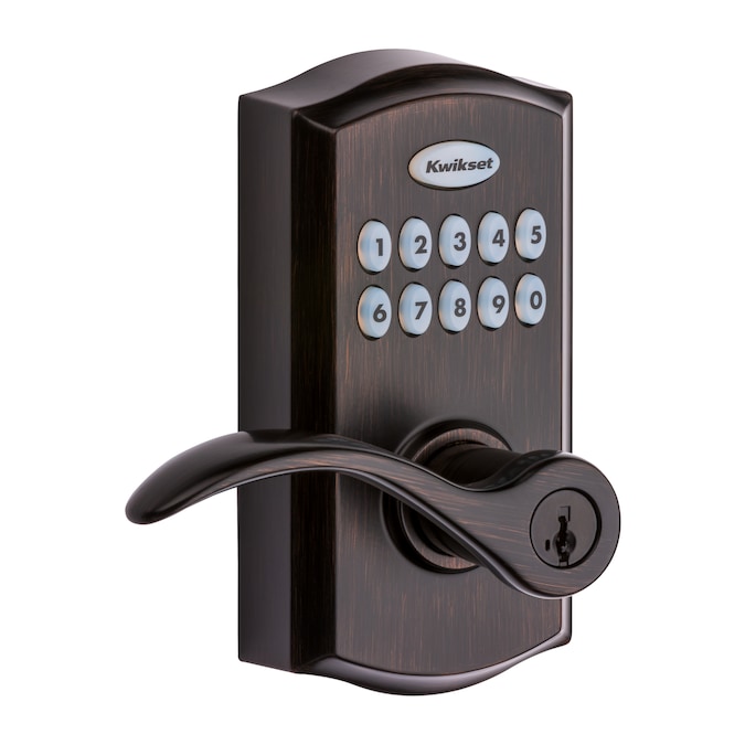 Kwikset SmartCode 955 Venetian Bronze Electronic Handle Smartkey with Keypad - Image 3