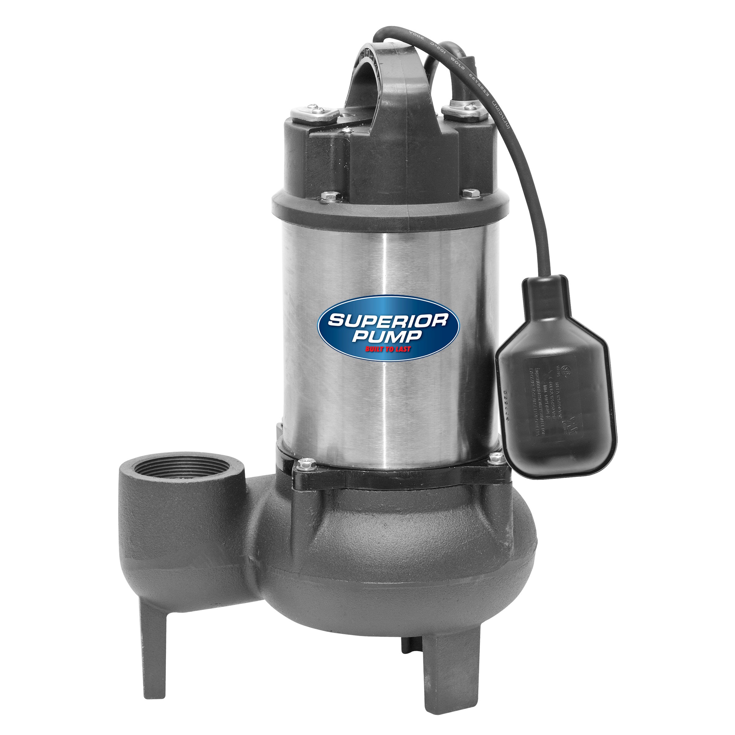 1/2-HP 120 -Volt 140-Gallon Stainless steel Sewage sump pump