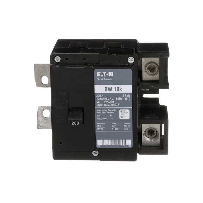 Eaton Type BR 200-amp 2-Pole Main Circuit Breaker