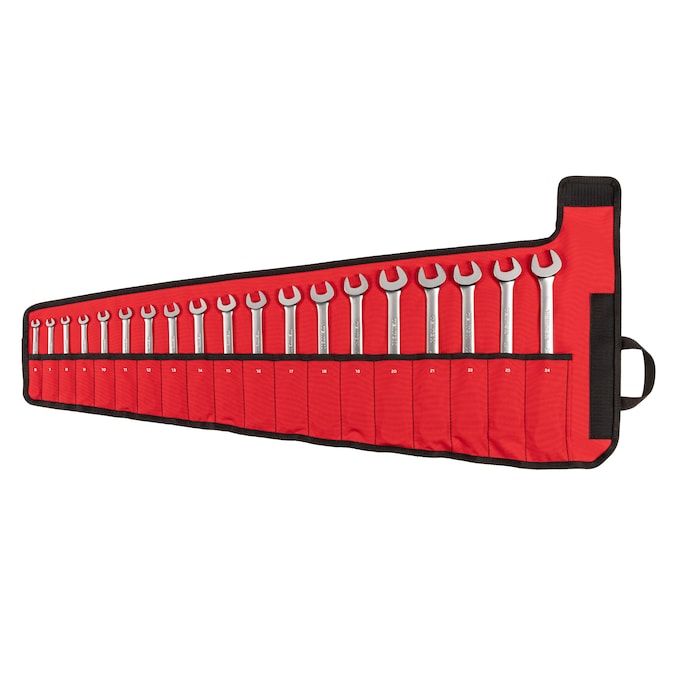 TEKTON 19-Piece Set Metric Flexible Head Ratchet Wrench