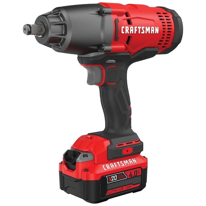 CRAFTSMAN V20 20-volt Max Variable 1/2-in Drive Cordless Impact Wrench (Battery Included)