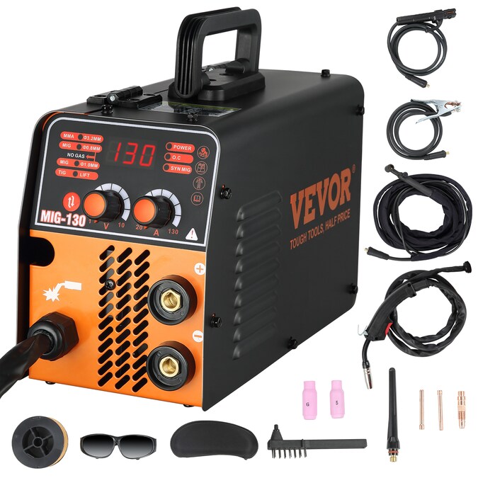 VEVOR 120 or 230-Volt 50-Amp Mig Flux-cored Wire Feed Welder