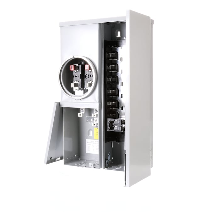 Siemens 100-Amp 12-Spaces 24-Circuit Outdoor Main Breaker Meter Combo Load Center