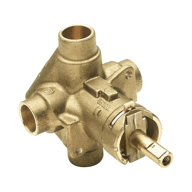 Moen 1/2-in ID Compression x 1/2-in OD Compression Brass Pressure Balancing Valve