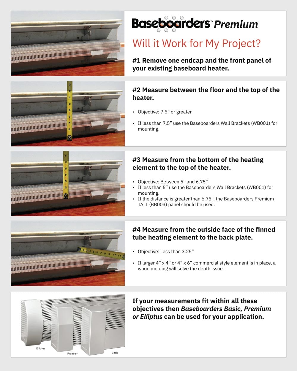 Premium 3-ft Hydronic Slip-on Baseboard Heater Cover - Image 7