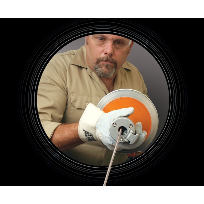 General Pipe Cleaners Power-Vee Electric Drain Opener With Case - Metal Drain Snake for 1.25-in to 3-in Pipes, Automatic Feed, Quick-Change Cartridge - Image 6