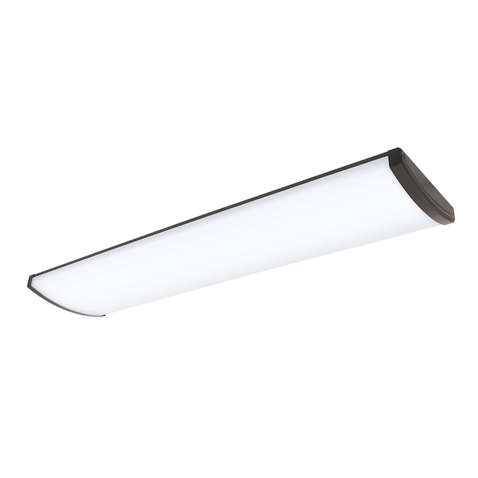 Good Earth Lighting Belmont 1-Light 12-in Satin Bronze LED Flush Mount Light