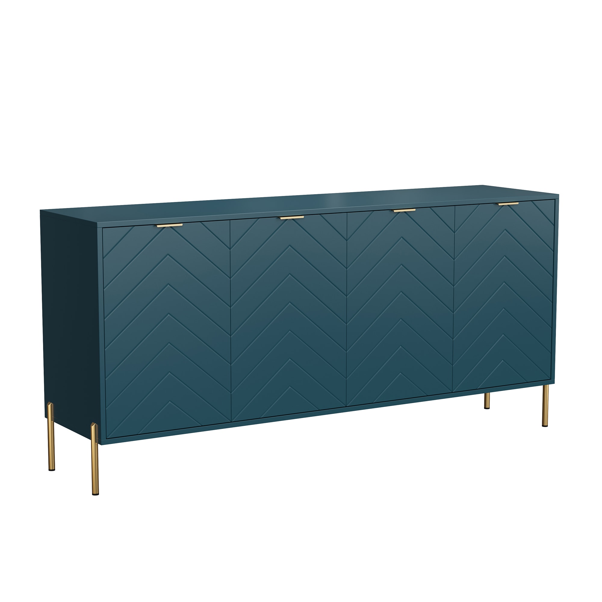 17.72-in W x 30.12-in H MDF Green Freestanding Utility Storage Cabinet