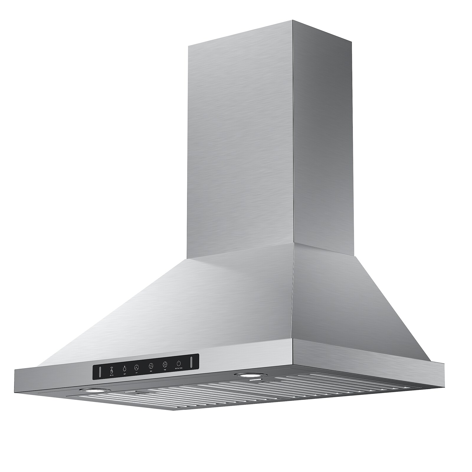 36 inch Convertible 980-CFM Stainless steel Wall-Mounted Range Hood with Charcoal Filter