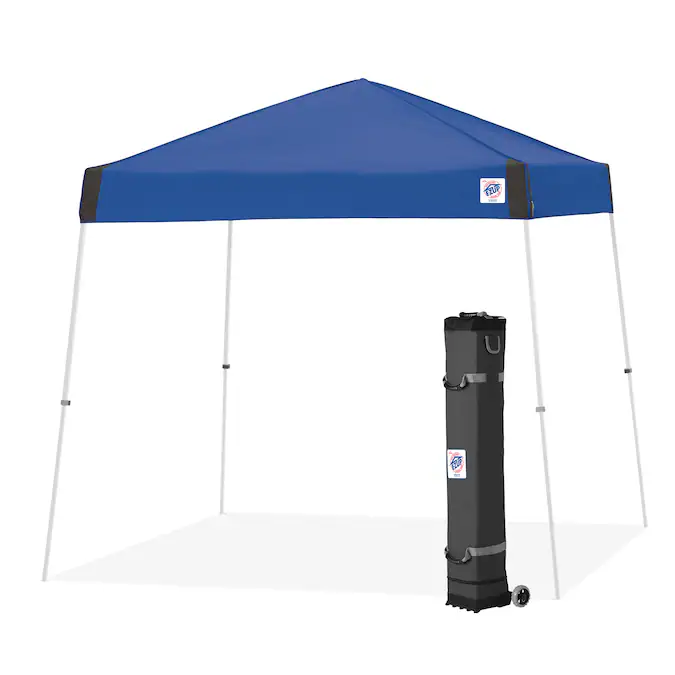 E-Z UP 12-ft x 12-ft Square Royal Blue Pop-up canopy