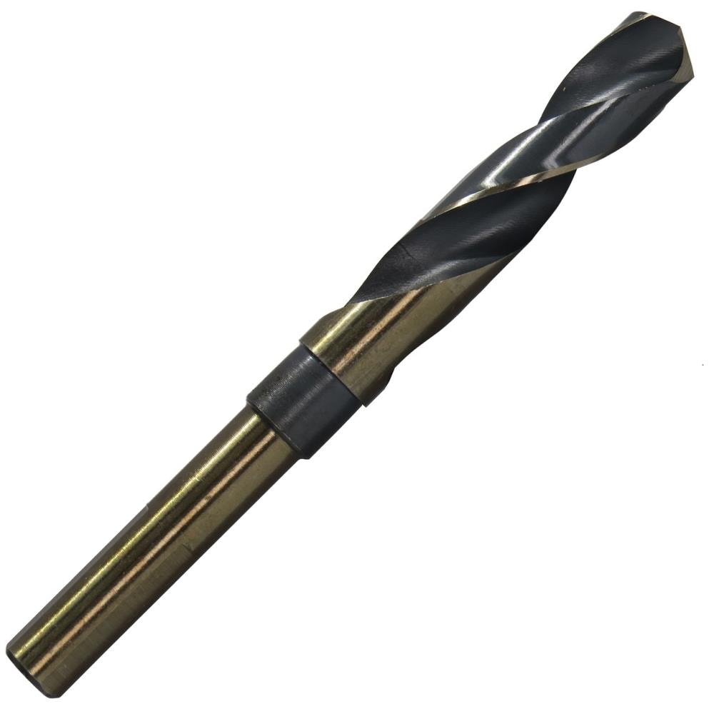 3 -Piece 21/32-in 6-in Black and gold coated HSS Silver Deming Twist Drill Bit