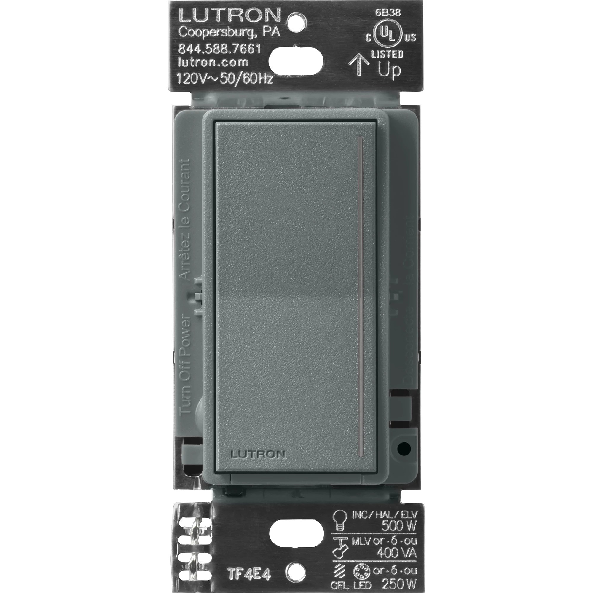 Sunnata Pro LED+ Multi-Location LED Illuminated ELV Touch Master Dimmer Slate