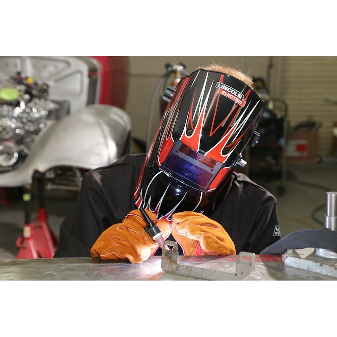 Lincoln Electric Auto Darkening Variable Shade Red Welding Helmet - Image 4