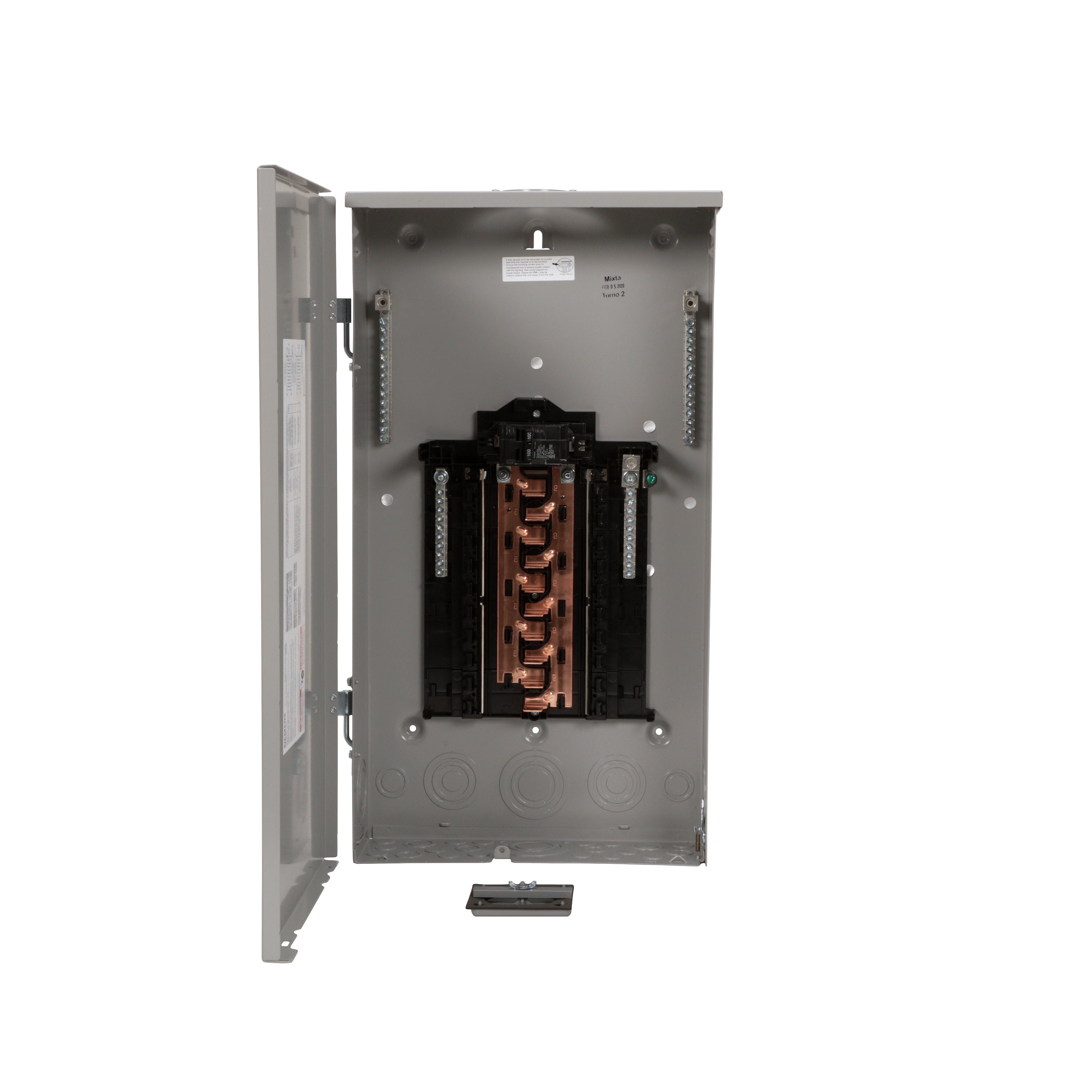 PN 100 -Amp 20 -Spaces 20 -Circuit Outdoor Convertible main breaker panel Plug-On Neutral Load Center