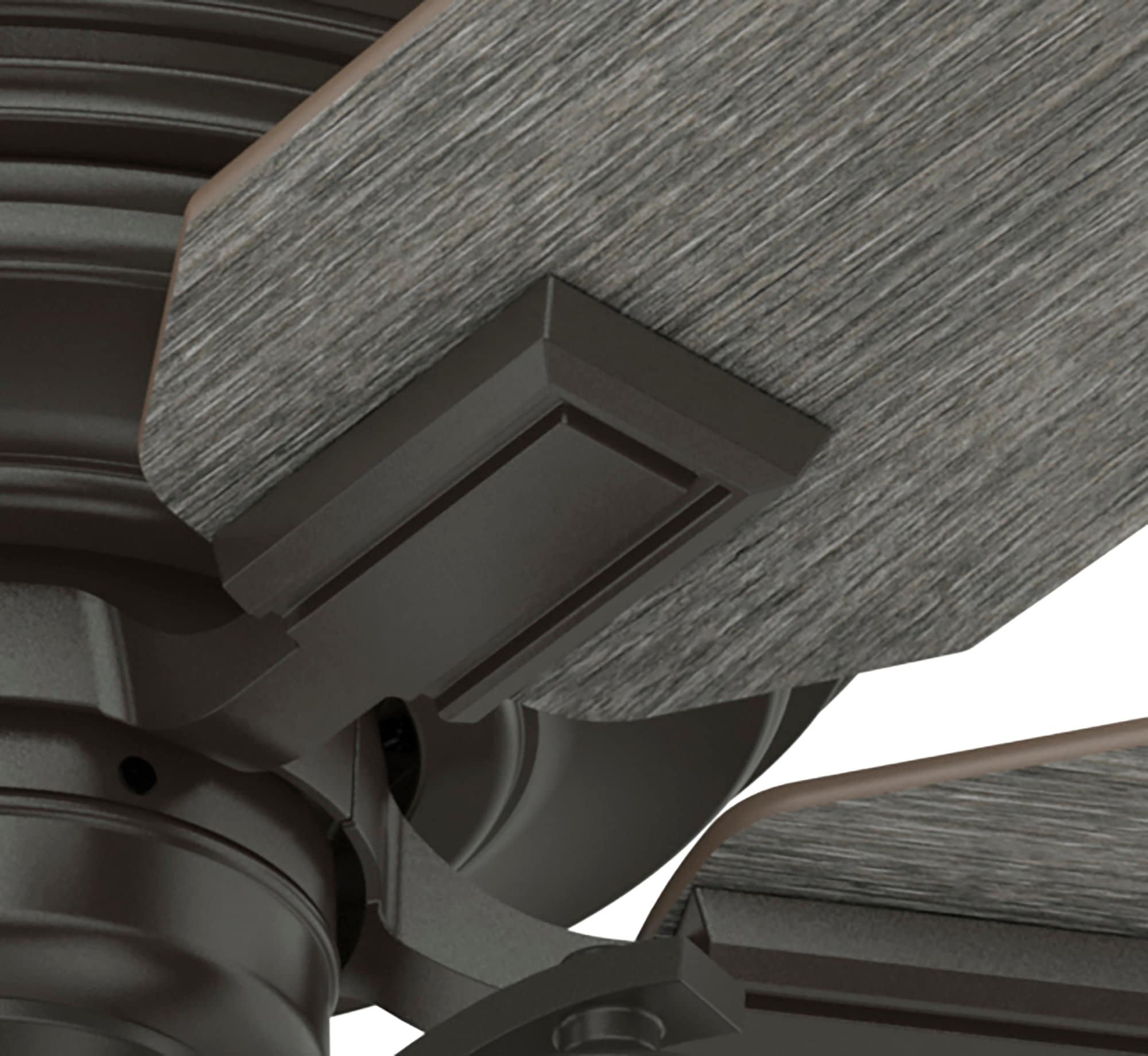 Maya 54-in Noble Bronze with Dark Gray Oak/Warm Grey Oak Blades Ceiling Fan With Light ( 5 -Blade ) - Image 9