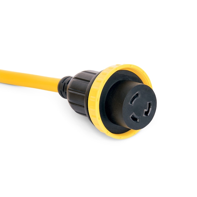 Champion Power Equipment 30-Amp RV Generator 30-ft/1 3 Prong Yellow Outdoor Heavy Duty Locking ExtenSion Cord - Image 8