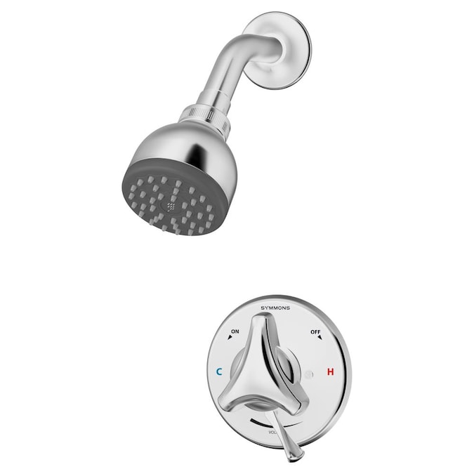 Symmons Origins Polished Chrome 2.38-in Built-In Shower Faucet System (Pressure-balanced Valve Included)