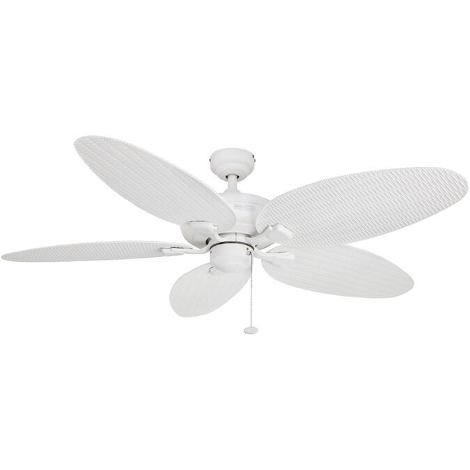 Honeywell Duval 52-in White Indoor/Outdoor Ceiling Fan Light Kit Compatible (5-Blade)