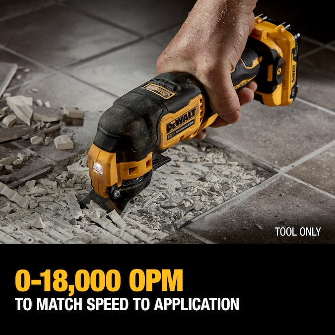 DEWALT XTREME 12-volt Max Cordless Brushless Variable 4-Piece Oscillating Multi-Tool Kit - Image 5