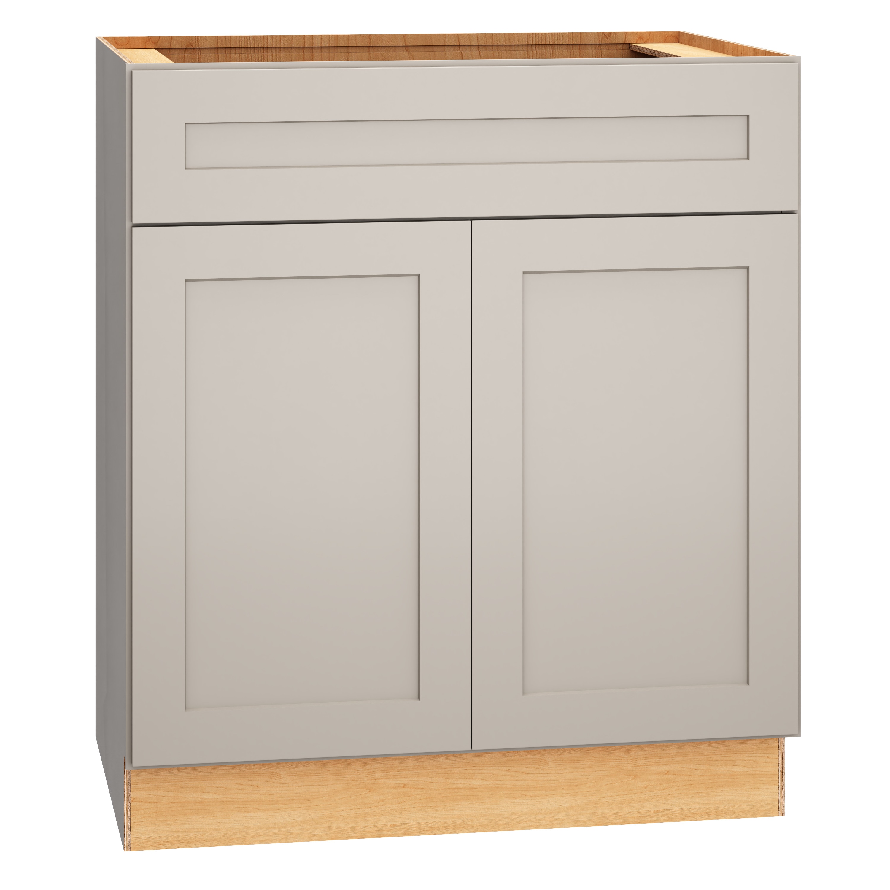 Jamestown 30-Inches Cloud Gray Bathroom Vanity Base Cabinet without Top