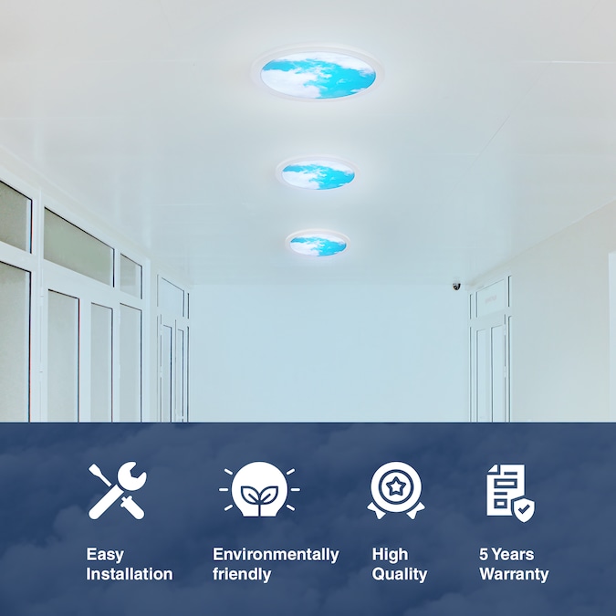 Beyond LED Technology Die-cast Aluminum 5-in or 6-in 1200-Lumen Cool Daylight Round Dimmable LED Canless Recessed Downlight (4-Pack) - Image 7