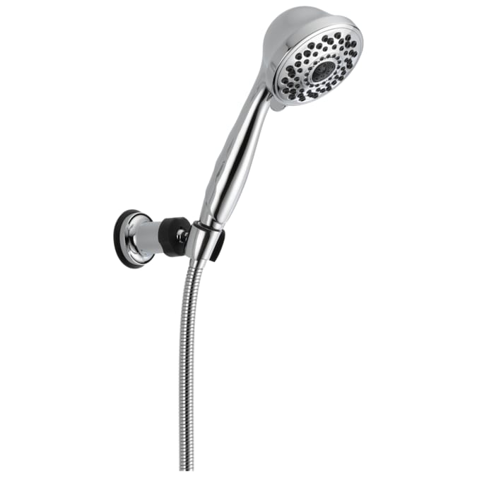Delta Universal Showering Components Chrome 3.81-in Round Handheld Shower Head 1.75-GPM (6.6-LPM)