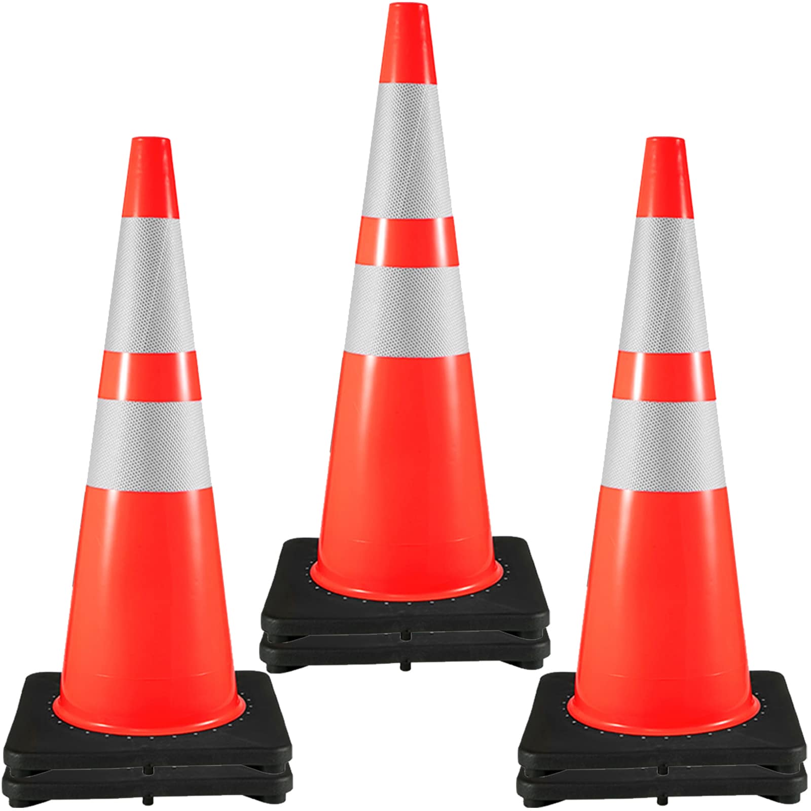 6 -Pack 36-Inches Orange Traffic safety cone