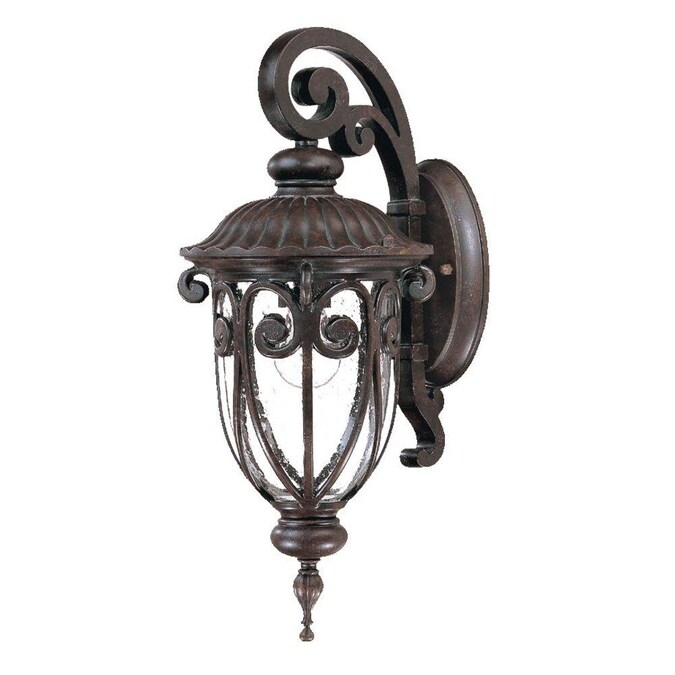 Acclaim Lighting Naples 1-Light 18-in H Black Outdoor Wall Light