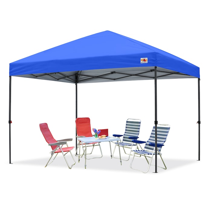 ABCCANOPY 10-ft x 10-ft Square Blue Pop-up Canopy
