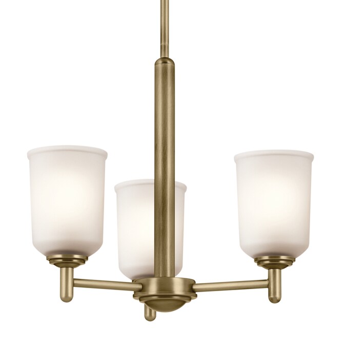 Kichler Shailene 3-Light Gold Traditional Led, Dry rated Chandelier - Image 5