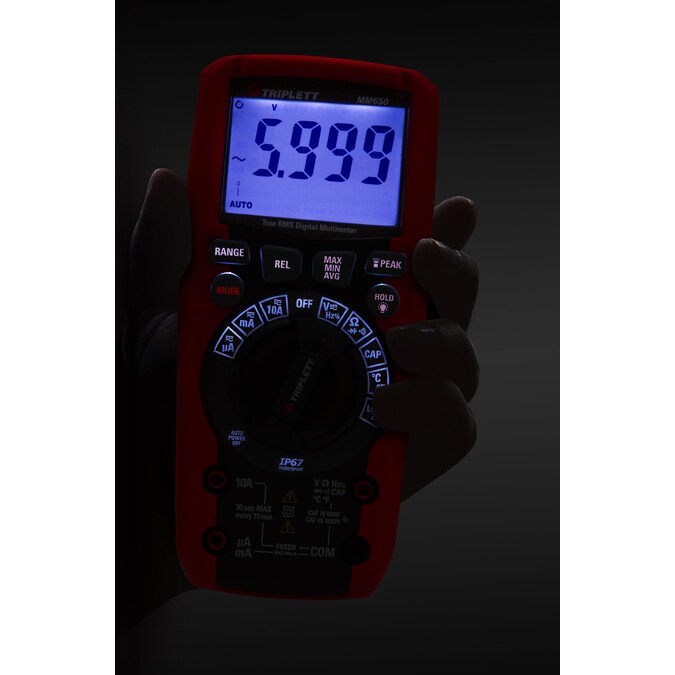TRIPLETT Lcd Display Multimeter 1000V - Image 7