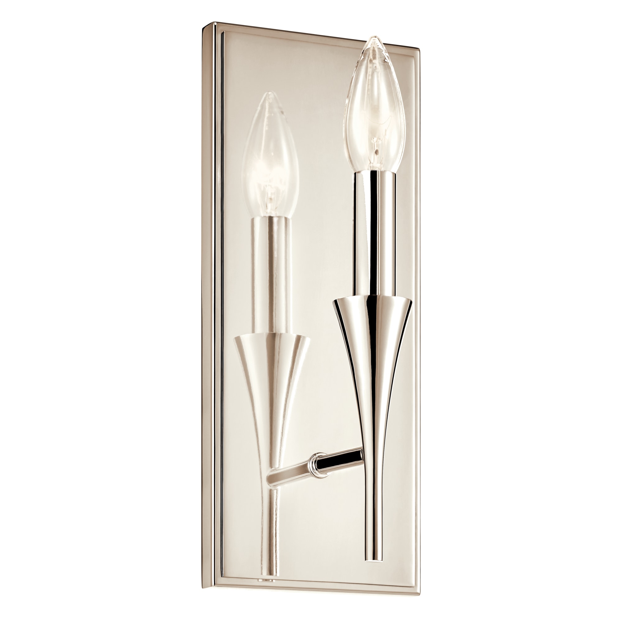 Alvaro 5-in W 1 -Light Polished Nickel Wall Sconce