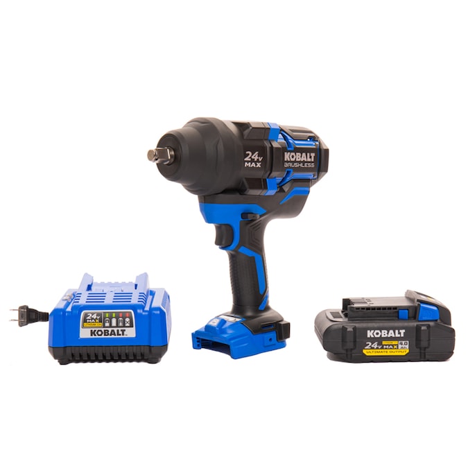 Kobalt XTR 24-volt Variable Speed Brushless 1/2-in Drive Cordless Impact Wrench (Battery Included)