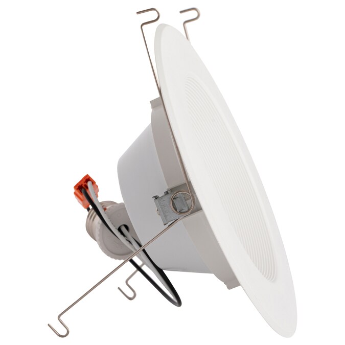 Simply Conserve White 5-in or 6-in 900-Lumen Warm White Round Dimmable LED Canned Recessed Downlight (12-Pack)