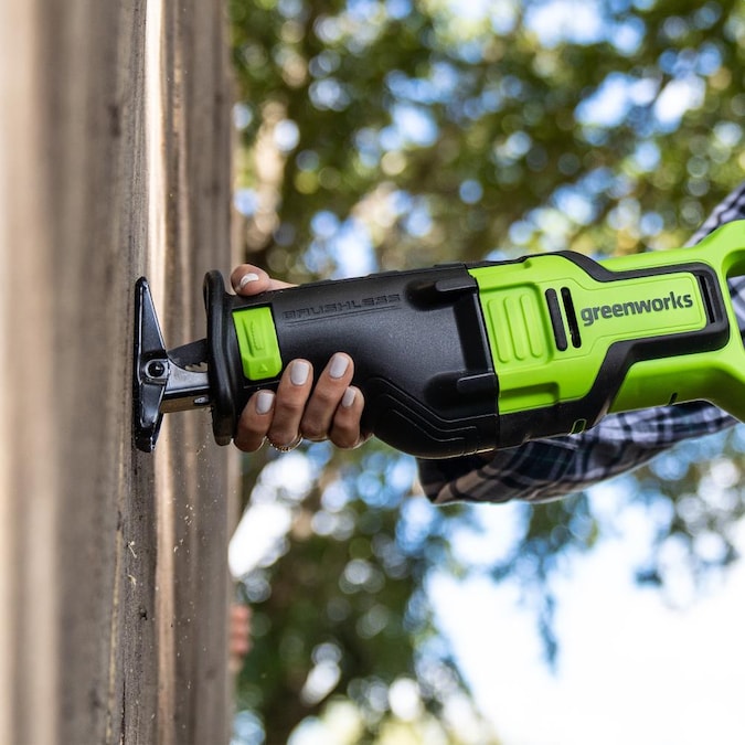 Greenworks 24-volt Variable Brushless Cordless Reciprocating Saw (Charger and Battery Not Included) - Image 9
