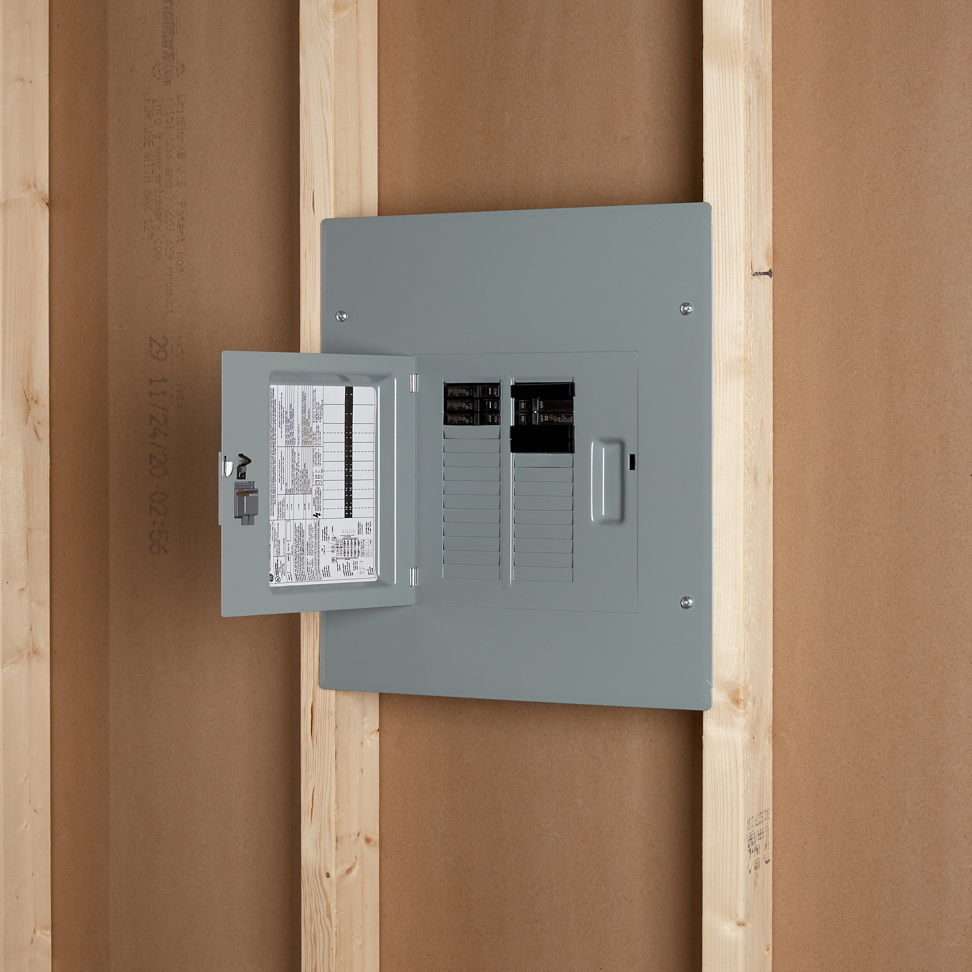 PowerMark Gold 125 -Amp 14 -Spaces 24 -Circuit Indoor Convertible main lug Load Center (Value Pack) - Image 3