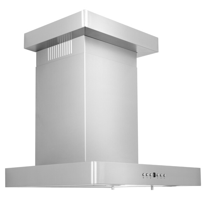 ZLINE KITCHEN & BATH Wall Mount Range Hood 24-in 400-CFM Convertible Stainless Steel Wall-Mounted Range Hood